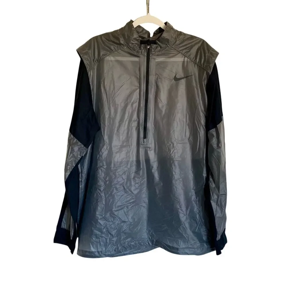 Nike Golf Men's Hyperadapt Half Zip Gorpcore Outdoor Pocket Active Windbreaker
